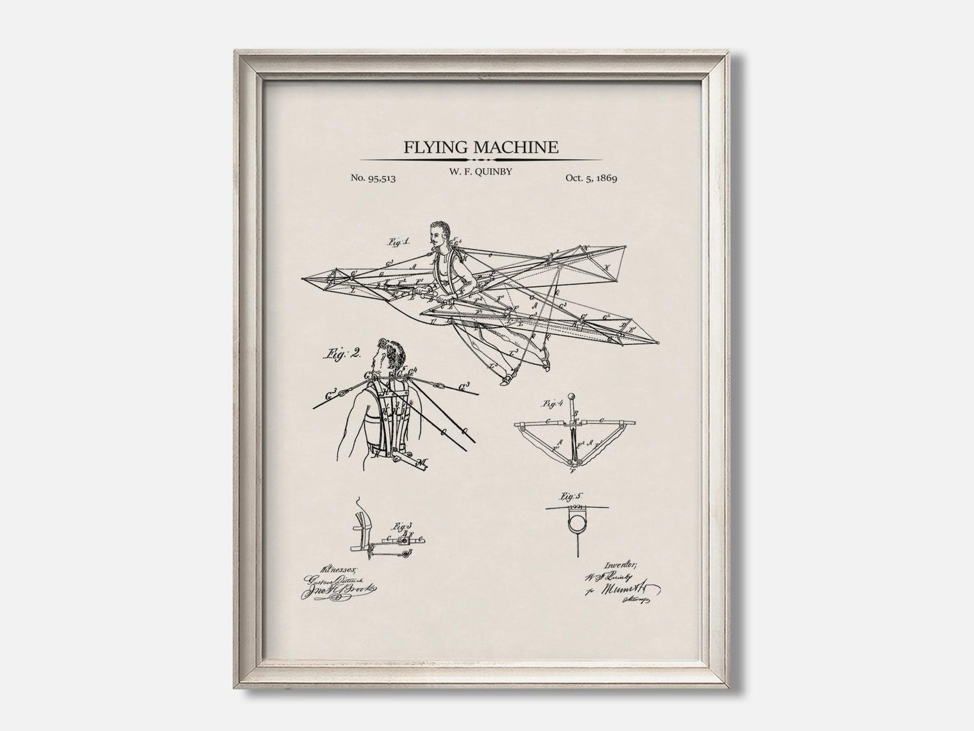 Flying Machine 1 Oat - Ivory mockup