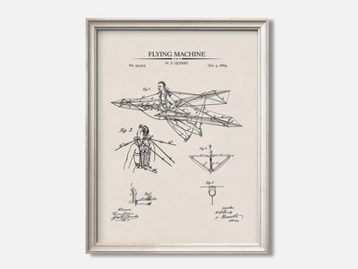Flying Machine 1 Oat - Ivory mockup