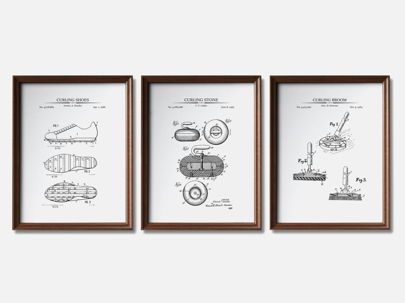 Curling Patent Print Set of 3 mockup - A_t10096-V1-PC_F+WA-SS_3-PS_11x14-C_whi variant