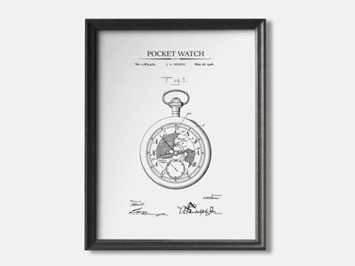 Pocket Watch Patent Print mockup - A_to6-V1-PC_F+B-SS_1-PS_5x7-C_whi variant
