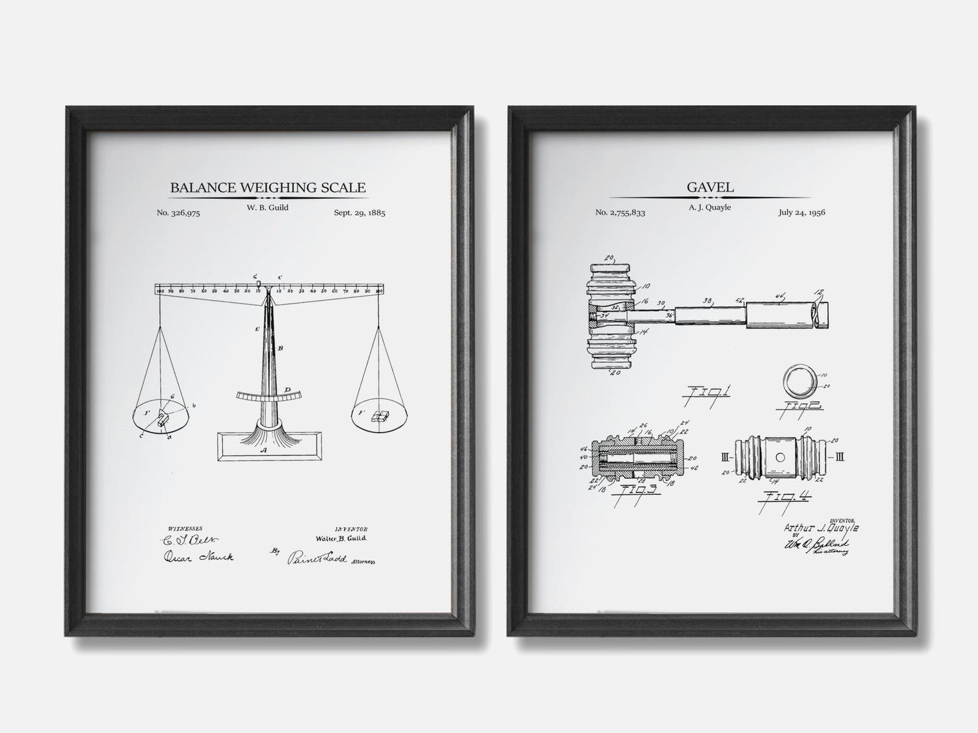 Law Patent Print Set of 2 mockup - A_t10116-V1-PC_F+B-SS_2-PS_11x14-C_whi variant