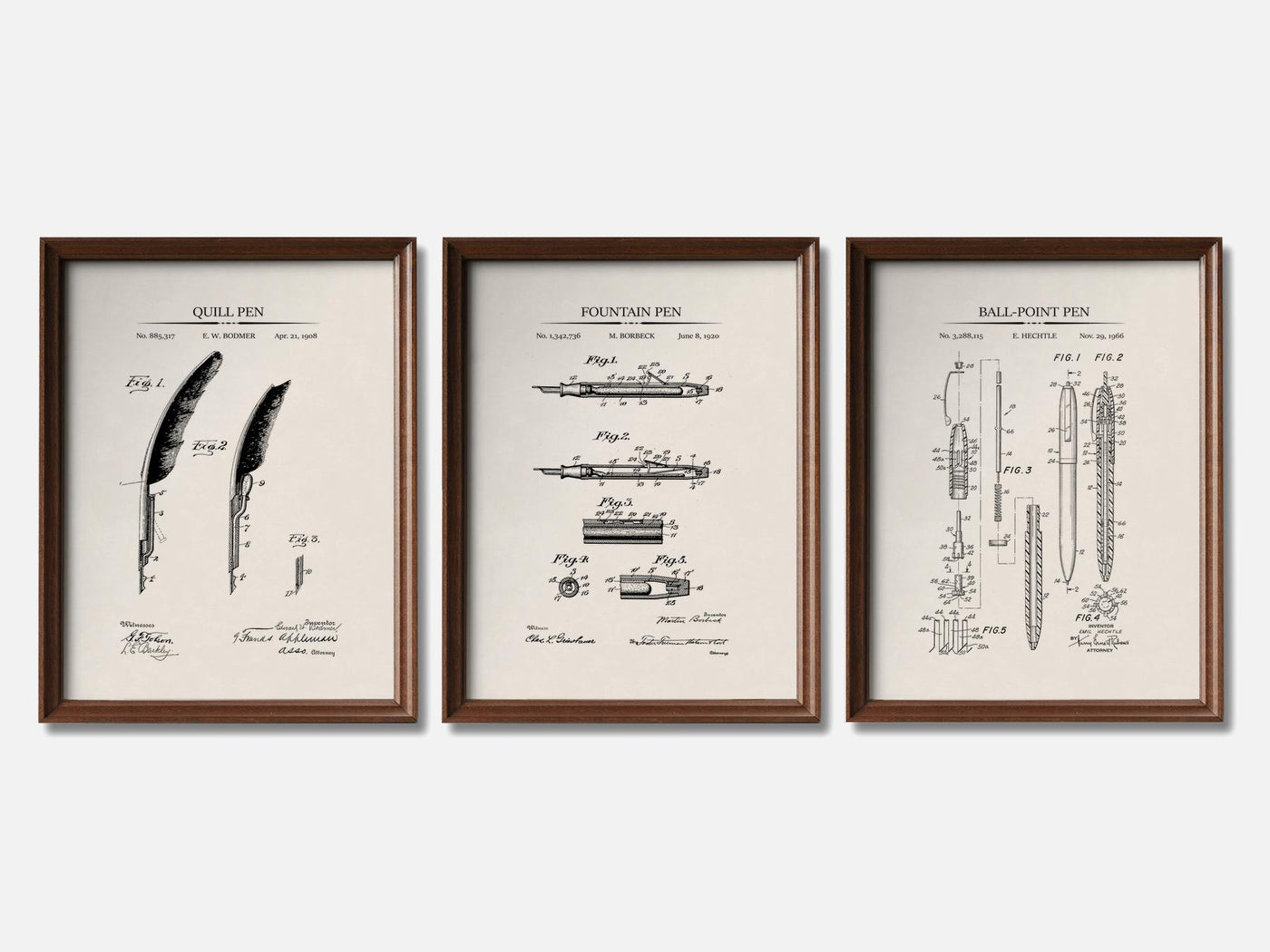 Evolution of Pens Patent Set of 3 mockup - A_t10056-V1-PC_F+WA-SS_3-PS_11x14-C_ivo variant