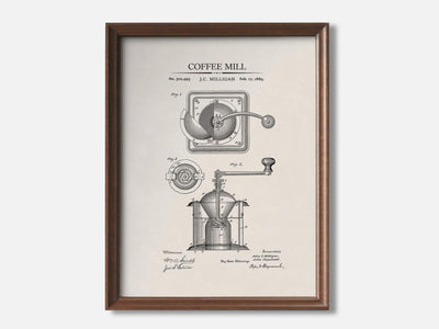 Coffee Mill Patent Print mockup - A_t10002.2-V1-PC_F+WA-SS_1-PS_5x7-C_ivo variant