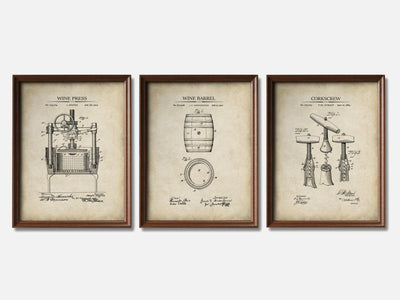 Wine Patent Print Set of 3 mockup - A_t10053-V1-PC_F+WA-SS_3-PS_11x14-C_par
