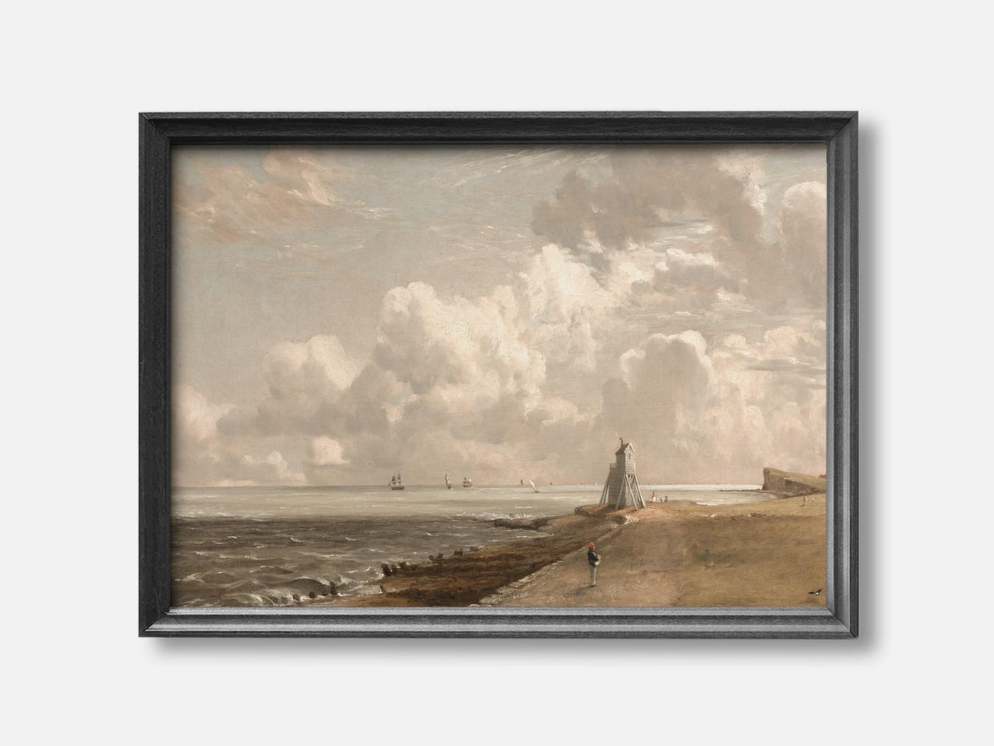Harwich- The Low Lighthouse and Beacon Hill (ca. 1820) Art Print mockup - A_p327-V1-PC_F+B-SS_1-PS_5x7-C_def variant