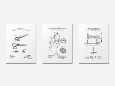 Sewing Patent Print Set of 3 mockup - A_t10043-V1-PC_AP-SS_3-PS_11x14-C_whi variant