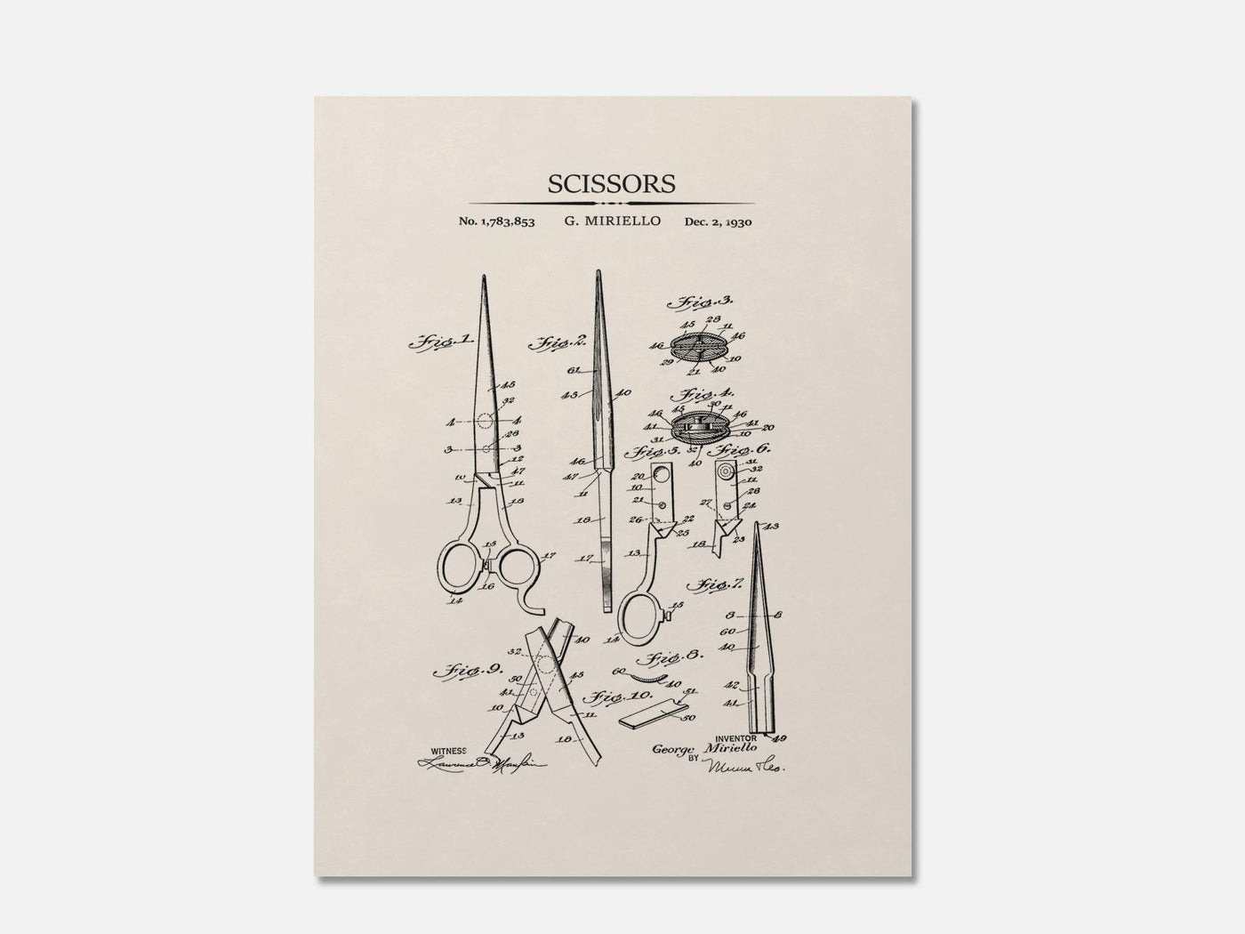 Scissors Patent Print mockup - A_t10011.2-V1-PC_AP-SS_1-PS_5x7-C_ivo variant