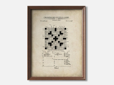 Crossword Puzzle Patent Print mockup - A_t10160.2-V1-PC_F+WA-SS_1-PS_5x7-C_par variant