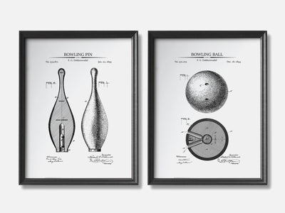 Bowling Patent Print Set of 2 mockup - A_t10124-V1-PC_F+B-SS_2-PS_11x14-C_whi variant