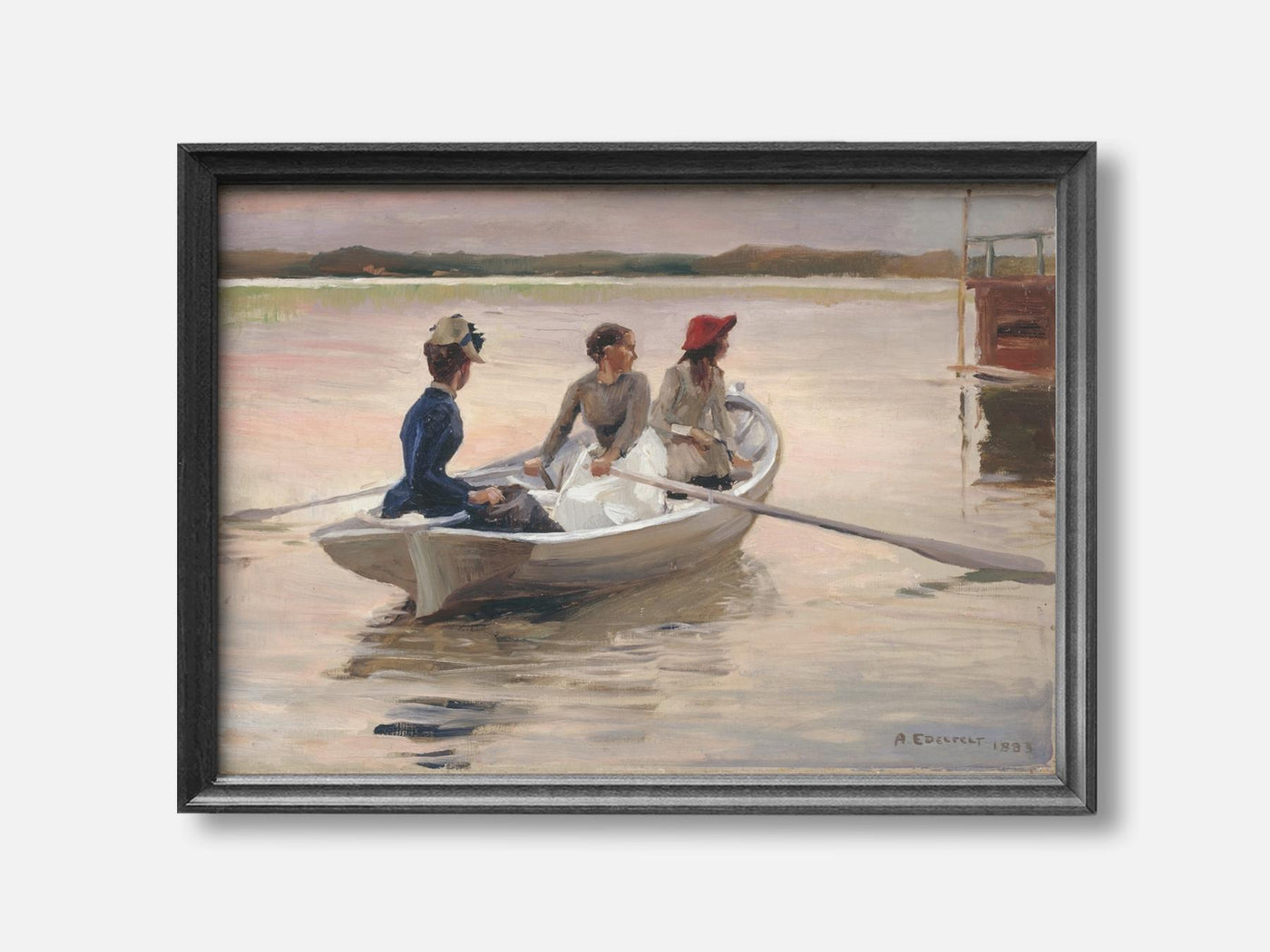Girls in a Rowing Boat (Summer in the Archipelago) (1883) Art Print mockup - A_p374-V1-PC_F+B-SS_1-PS_5x7-C_def variant