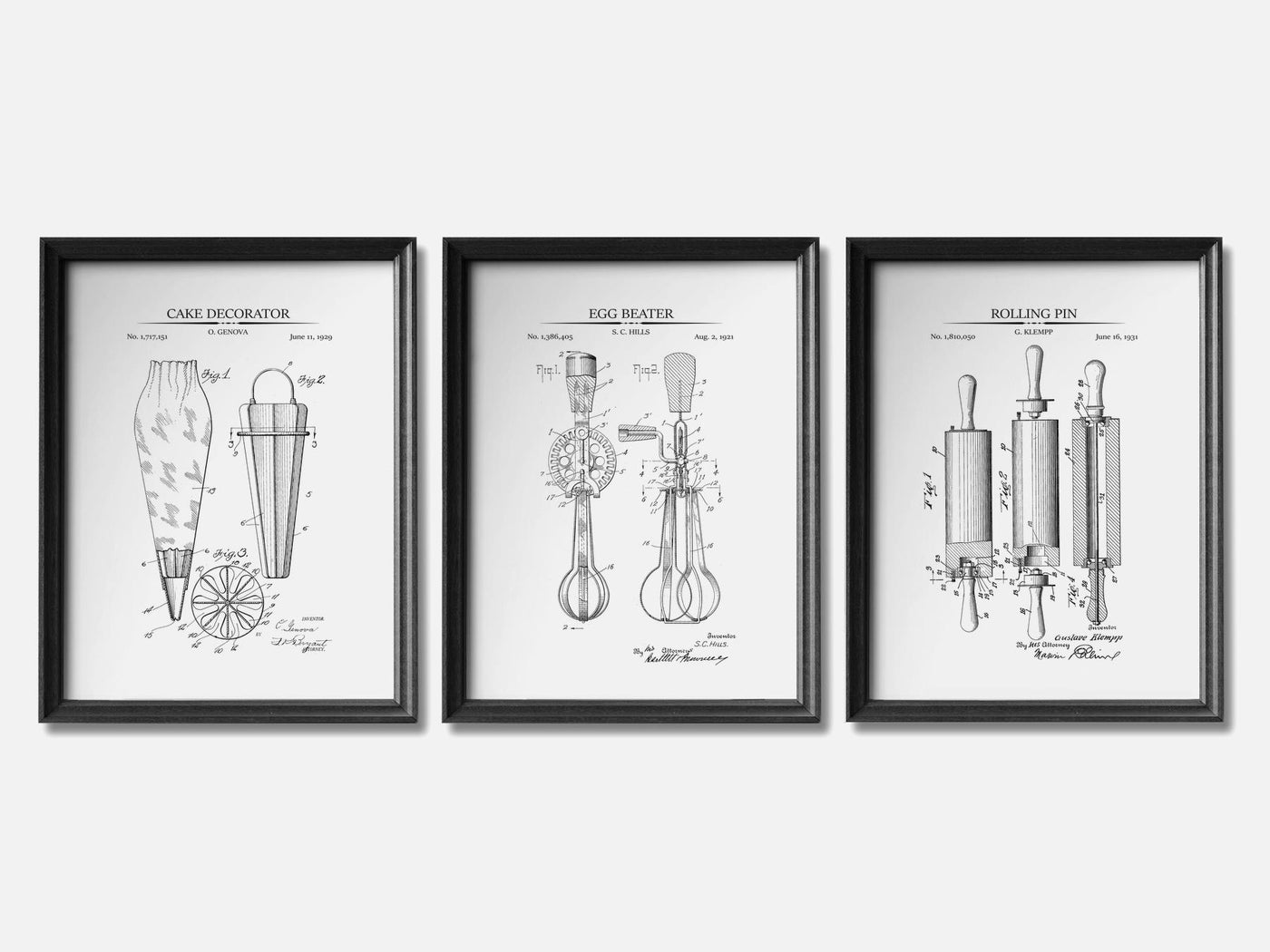 Baking Patent Prints mockup - A_t10006-V1-PC_F+B-SS_3-PS_11x14-C_whi variant