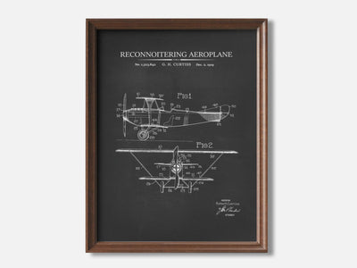 Vintage Airplane Patent Print mockup - A_to1-V1-PC_F+WA-SS_1-PS_5x7-C_cha variant