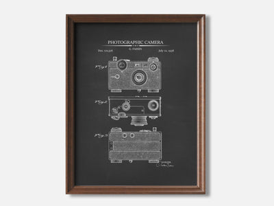 Vintage Camera Patent Print mockup - A_t10016.2-V1-PC_F+WA-SS_1-PS_5x7-C_cha