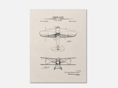 Vintage Airplane Patent Print mockup - A_t10118.2-V1-PC_AP-SS_1-PS_5x7-C_ivo variant