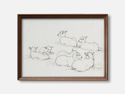 Six lying lambs (1820) Art Print mockup - A_d10-V1-PC_F+WA-SS_1-PS_5x7-C_def variant