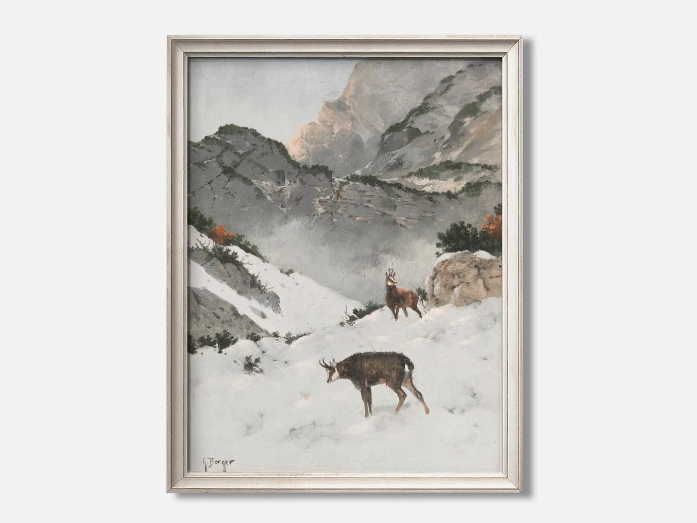 Chamois in the high mountains mockup - A_w27-V1-PC_F+O-SS_1-PS_5x7-C_def variant