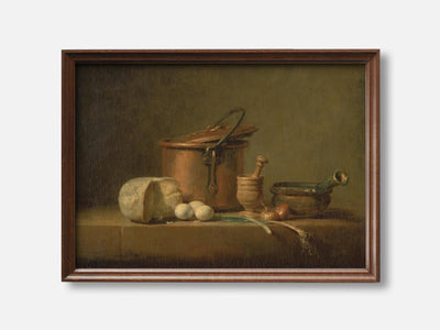 Still Life with Copper Pot, Cheese and Eggs (1730-1735) Art Print mockup - A_p113-V1-PC_F+WA-SS_1-PS_5x7-C_def variant