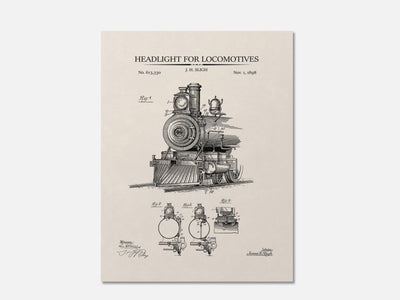 Locomotive Headlight Patent Print mockup - A_t10033.2-V1-PC_AP-SS_1-PS_5x7-C_ivo variant