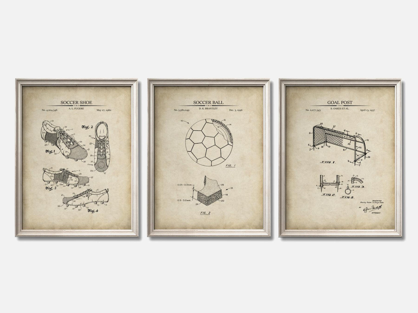 Soccer Patent Print Set of 3 mockup - A_t10070-V1-PC_F+O-SS_3-PS_11x14-C_par variant