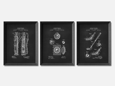 Golf Patent Print Set of 3 mockup - A_t10028-V1-PC_F+B-SS_3-PS_11x14-C_cha variant