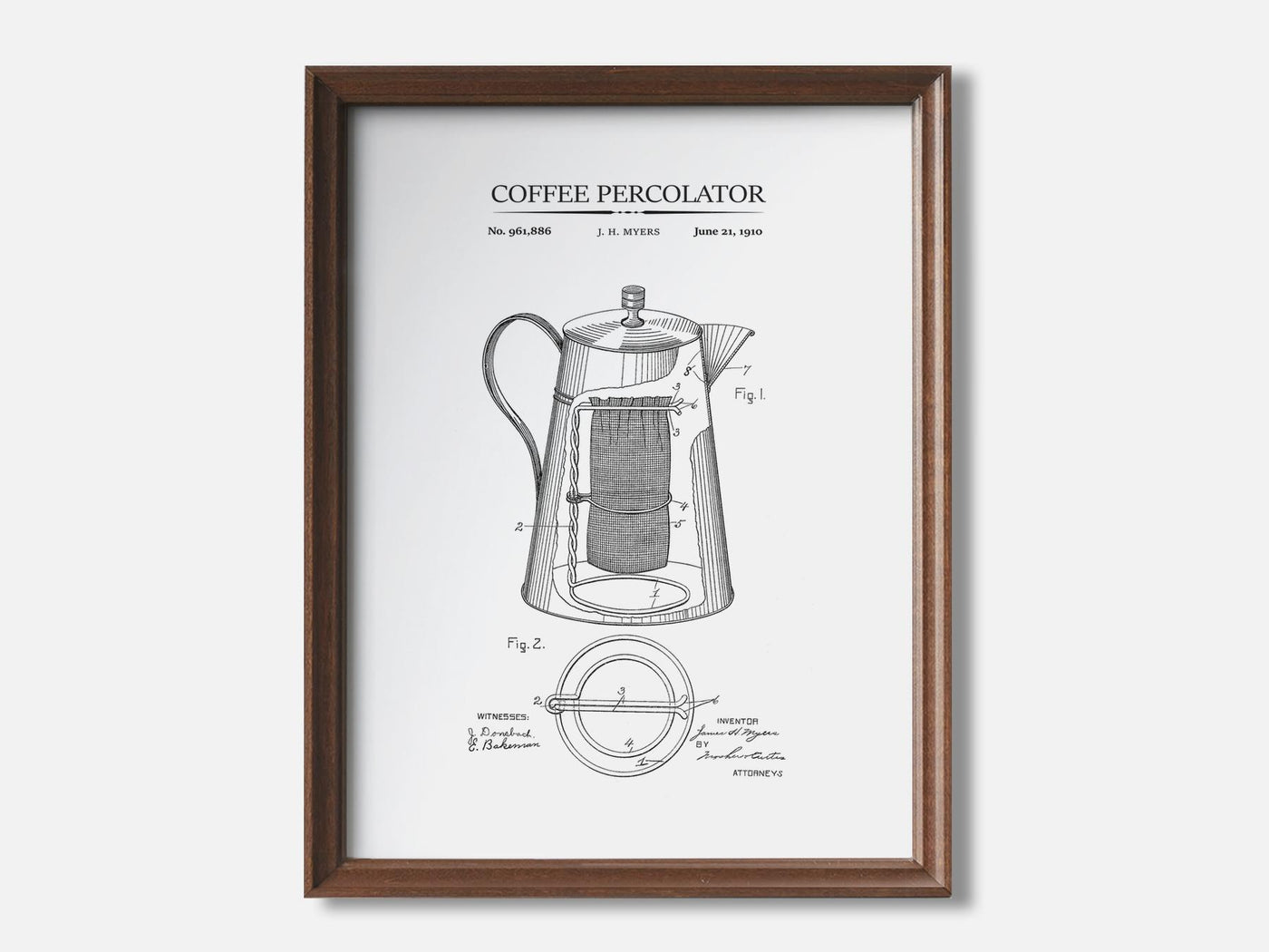 Coffee Percolator Patent Print mockup - A_t10002.1-V1-PC_F+WA-SS_1-PS_5x7-C_whi variant