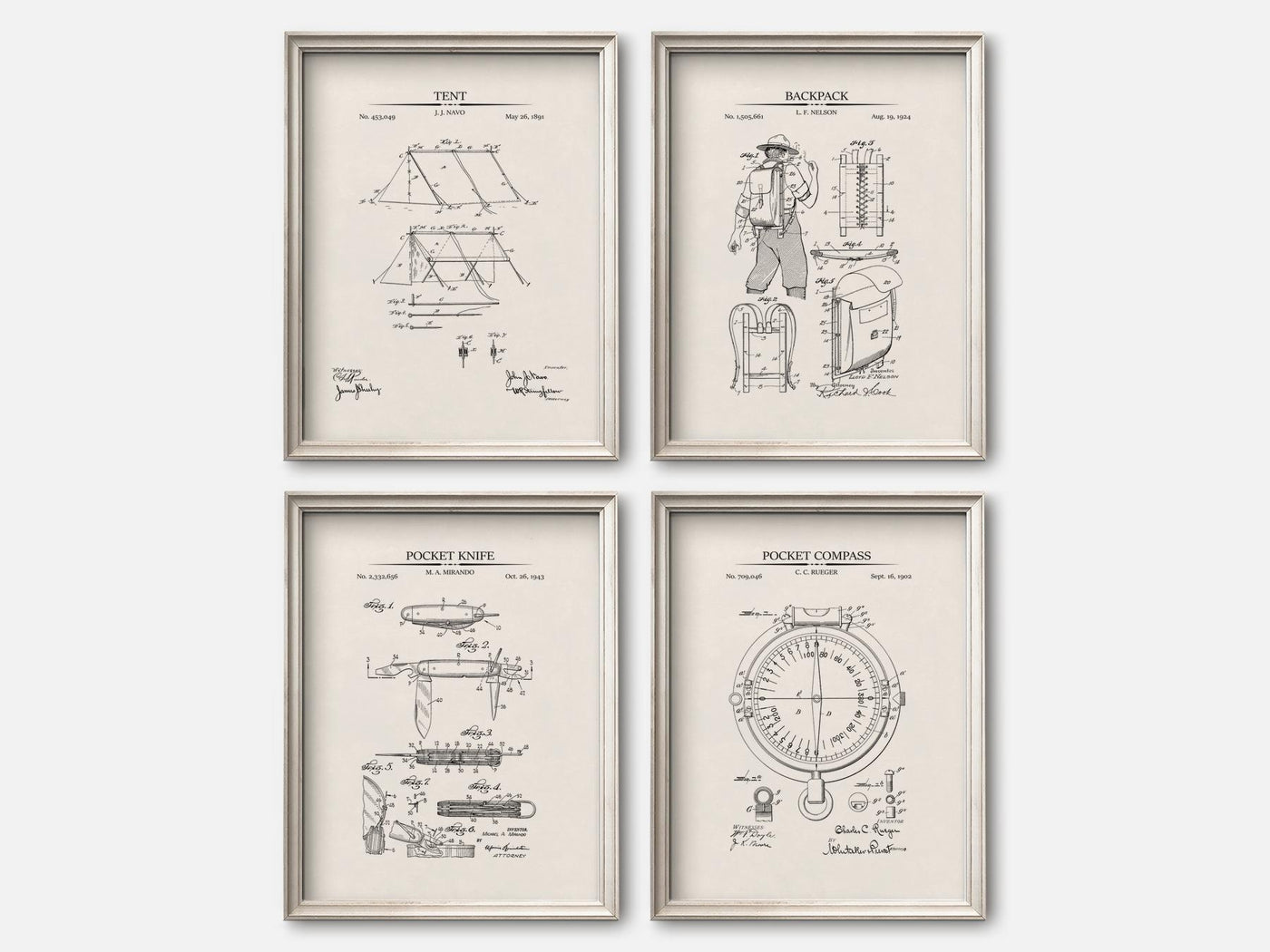 Camping Patent Print Set of 3 mockup - A_t10017-V1-PC_F+O-SS_4-PS_5x7-C_ivo variant
