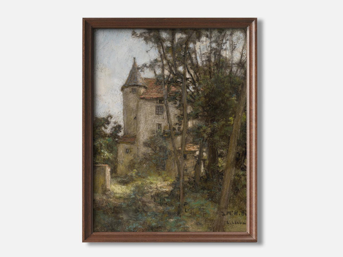 Les Abords D’un Château Gothique Art Print mockup - A_p841-V1-PC_F+WA-SS_1-PS_5x7-C_def variant