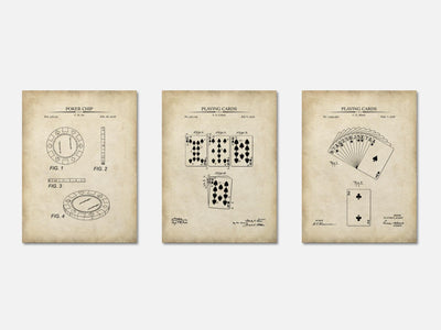 Poker Patent Print Set of 3 mockup - A_t10087-V1-PC_AP-SS_3-PS_11x14-C_par