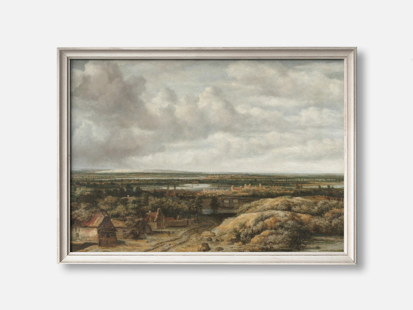 Distant View with Cottages along a Road Art Print mockup - A_p9-V1-PC_F+O-SS_1-PS_5x7-C_def variant