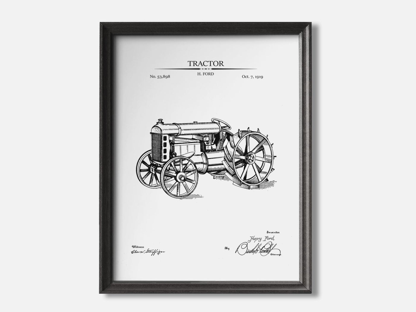 Tractor Patent Print mockup - A_t10025.3-V1-PC_F+B-SS_1-PS_5x7-C_whi variant