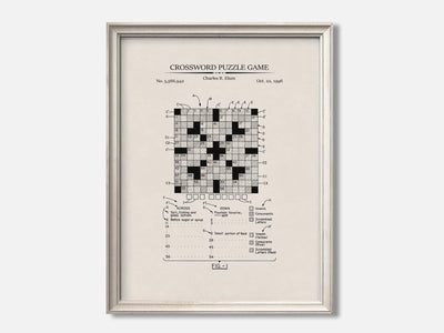 Crossword Puzzle Game 1 Oat - Ivory mockup variant
