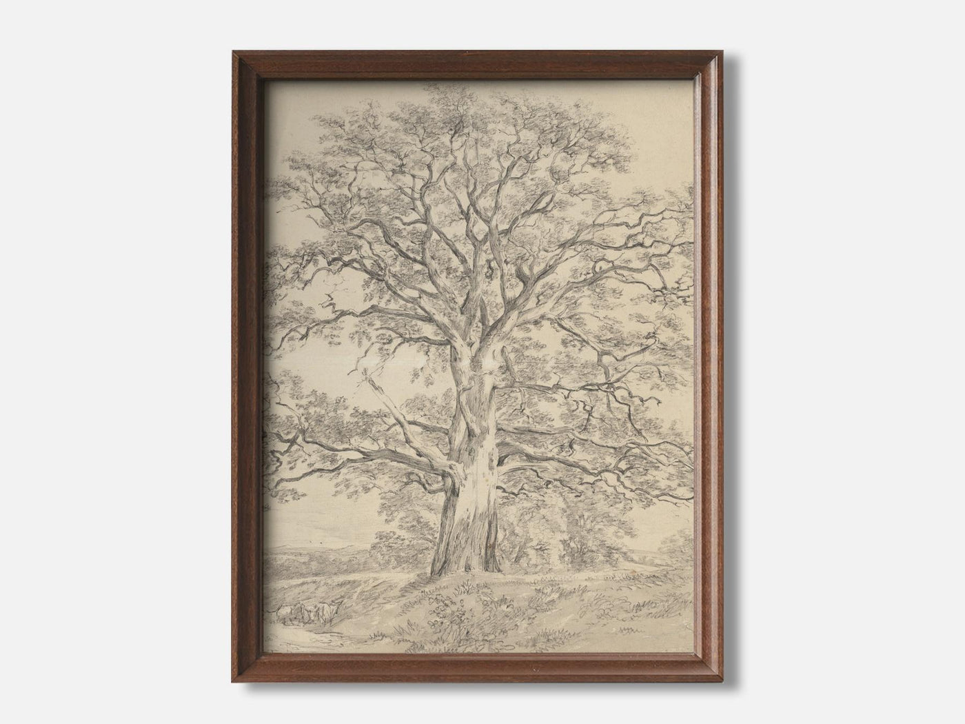 A Great Oak Tree (c. 1801) Art Print mockup - A_d30-V1-PC_F+WA-SS_1-PS_5x7-C_def variant