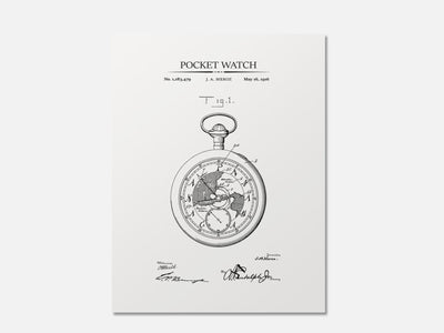 Pocket Watch Patent Print mockup - A_to6-V1-PC_AP-SS_1-PS_5x7-C_whi variant
