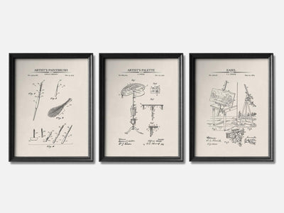 Painter Patent Print Set of 3 mockup - A_t10060-V1-PC_F+B-SS_3-PS_11x14-C_ivo variant