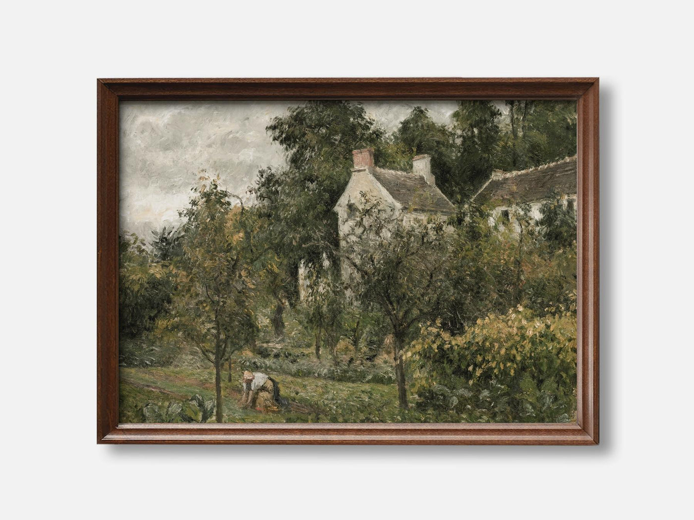 La Maison Rondest Et Son Jardin À L’hermitage, Pontoise (1878) Art Print mockup - A_p264-V1-PC_F+WA-SS_1-PS_5x7-C_def