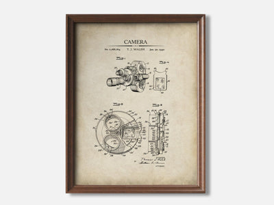 Vintage Camera Patent Print mockup - A_to4-V1-PC_F+WA-SS_1-PS_5x7-C_par
