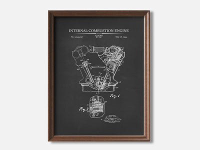 Internal Combustion Engine Patent Print mockup - A_t10072.2-V1-PC_F+WA-SS_1-PS_5x7-C_cha variant
