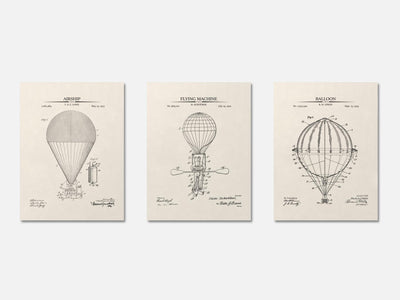 Hot Air Balloon Patent Print Set of 3 mockup - A_t10030-V1-PC_AP-SS_3-PS_11x14-C_ivo variant