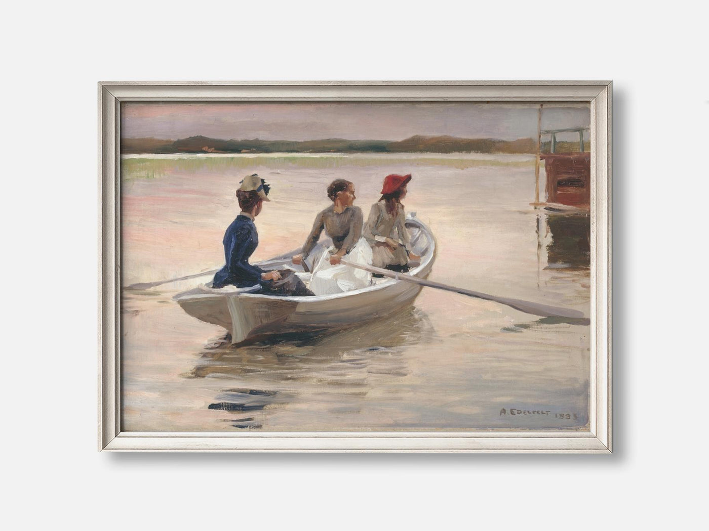 Girls in a Rowing Boat (Summer in the Archipelago) (1883) Art Print mockup - A_p374-V1-PC_F+O-SS_1-PS_5x7-C_def variant