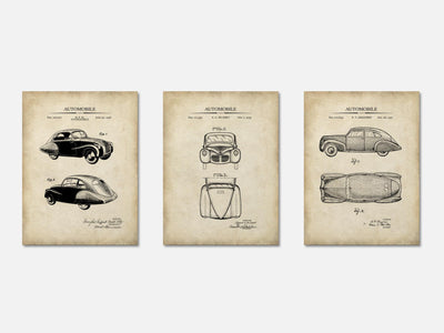 30s Cars Patent Print Set of 3 mockup - A_t10134-V1-PC_AP-SS_3-PS_11x14-C_par variant