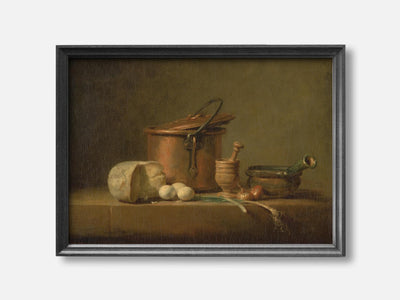 Still Life with Copper Pot, Cheese and Eggs (1730-1735) Art Print mockup - A_p113-V1-PC_F+B-SS_1-PS_5x7-C_def variant