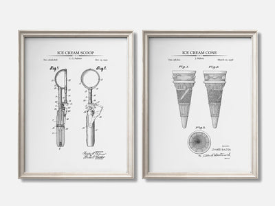 Ice Cream Patent Print Set of 2 mockup - A_t10081-V1-PC_F+O-SS_2-PS_11x14-C_whi variant