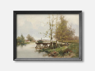 The Pond at the edge of the village Art Print mockup - A_p15-V1-PC_F+B-SS_1-PS_5x7-C_def variant