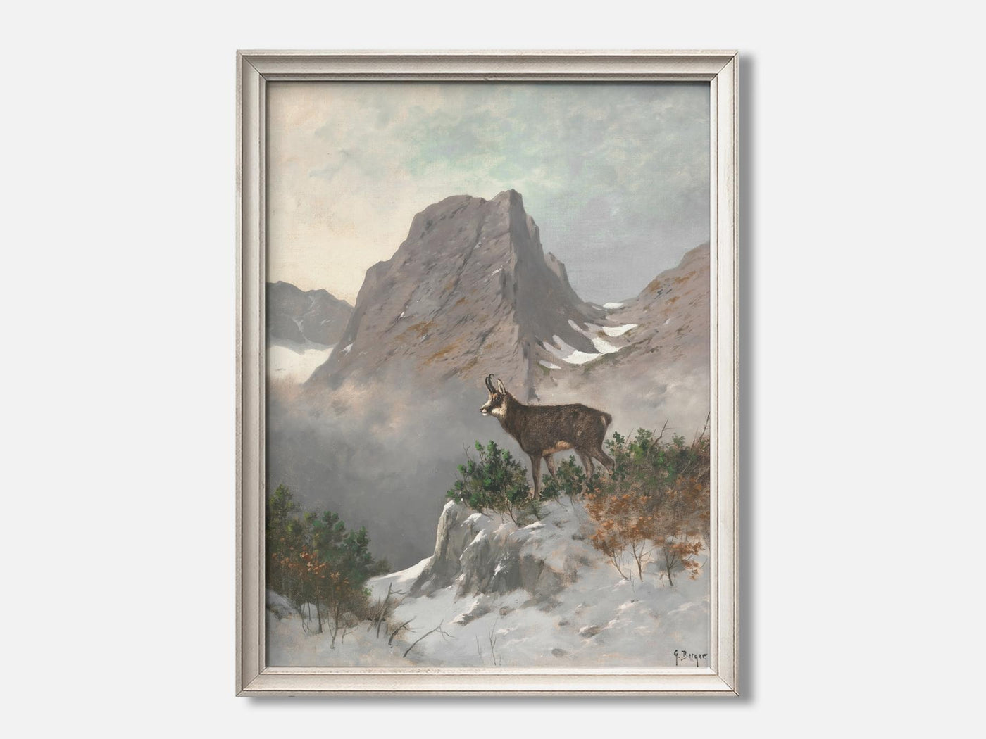 A Chamois High in the Mountains mockup - A_w40-V1-PC_F+O-SS_1-PS_5x7-C_def variant