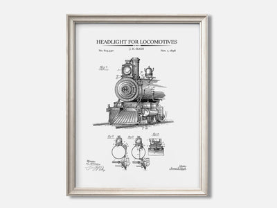 Locomotive Headlight Patent Print mockup - A_t10033.2-V1-PC_F+O-SS_1-PS_5x7-C_whi variant