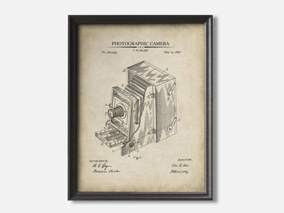Antique Camera Patent Print mockup - A_t10016.1-V1-PC_F+B-SS_1-PS_5x7-C_par variant
