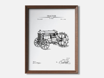 Tractor Patent Print mockup - A_t10025.3-V1-PC_F+WA-SS_1-PS_5x7-C_whi variant