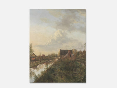 The Canal at 's Graveland 1 Unframed mockup