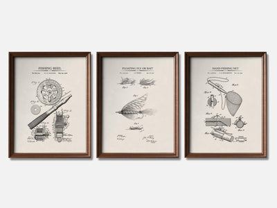 Fishing Patent Print Set of 3 mockup - A_t10071-V1-PC_F+WA-SS_3-PS_11x14-C_ivo variant