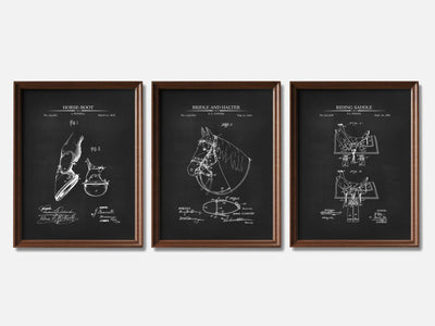 Horse Riding Patent Print Set of 3 mockup - A_t10074-V1-PC_F+WA-SS_3-PS_11x14-C_cha variant